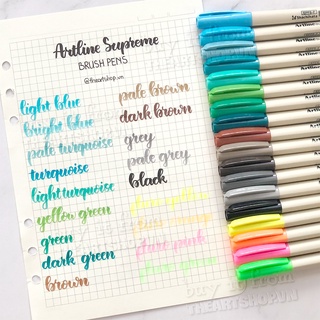 (HỎA TỐC) Bút đầu cọ ARTLINE SUPREME brush pen bảng màu 2 (EPFS-F) THEARTSHOP