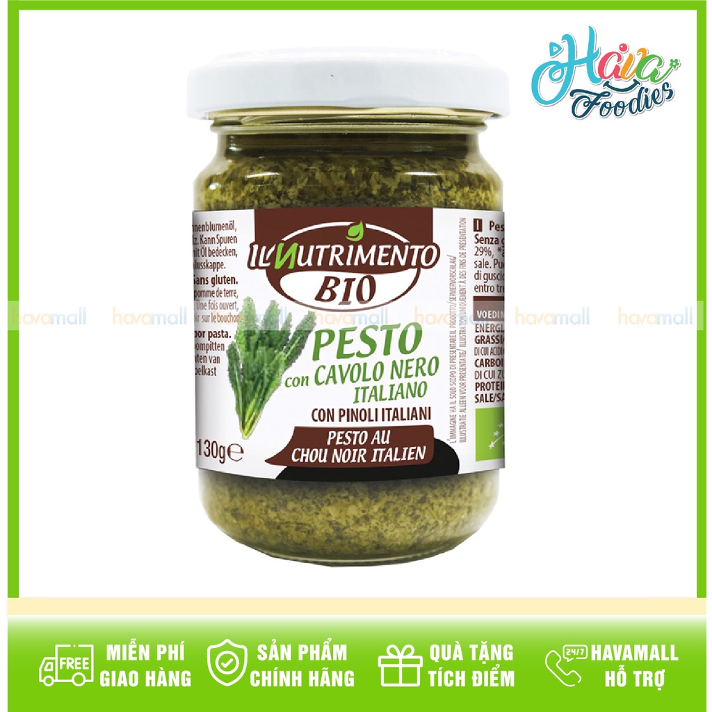 [HÀNG CHÍNH HÃNG] Sốt Pesto Thuần Chay Hữu Cơ PROBIOS 130gr – Organic Pesto Sauce