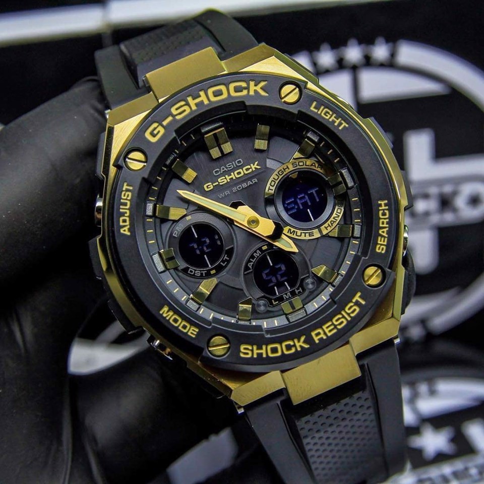 Đồng Hồ Casio Nam Dây Nhựa GSHOCK GST-S100G-1ADR Chính Hãng