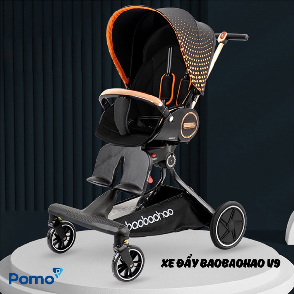Xe Đẩy Thông Minh Cao Cấp, Gập Gọn Baobaohao V9