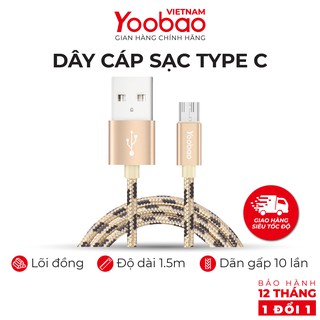 Cáp sạc Micro 1m Yoobao YB-423