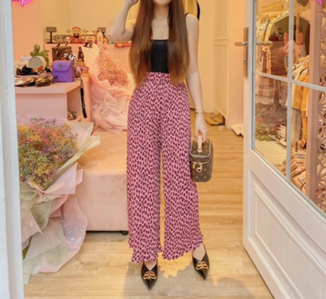 Quần dập li ống suôn