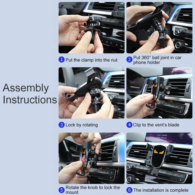 Giá Đỡ Điện Thoại Trên Ô Tô / Kẹp Điện Thoại Ô Tô