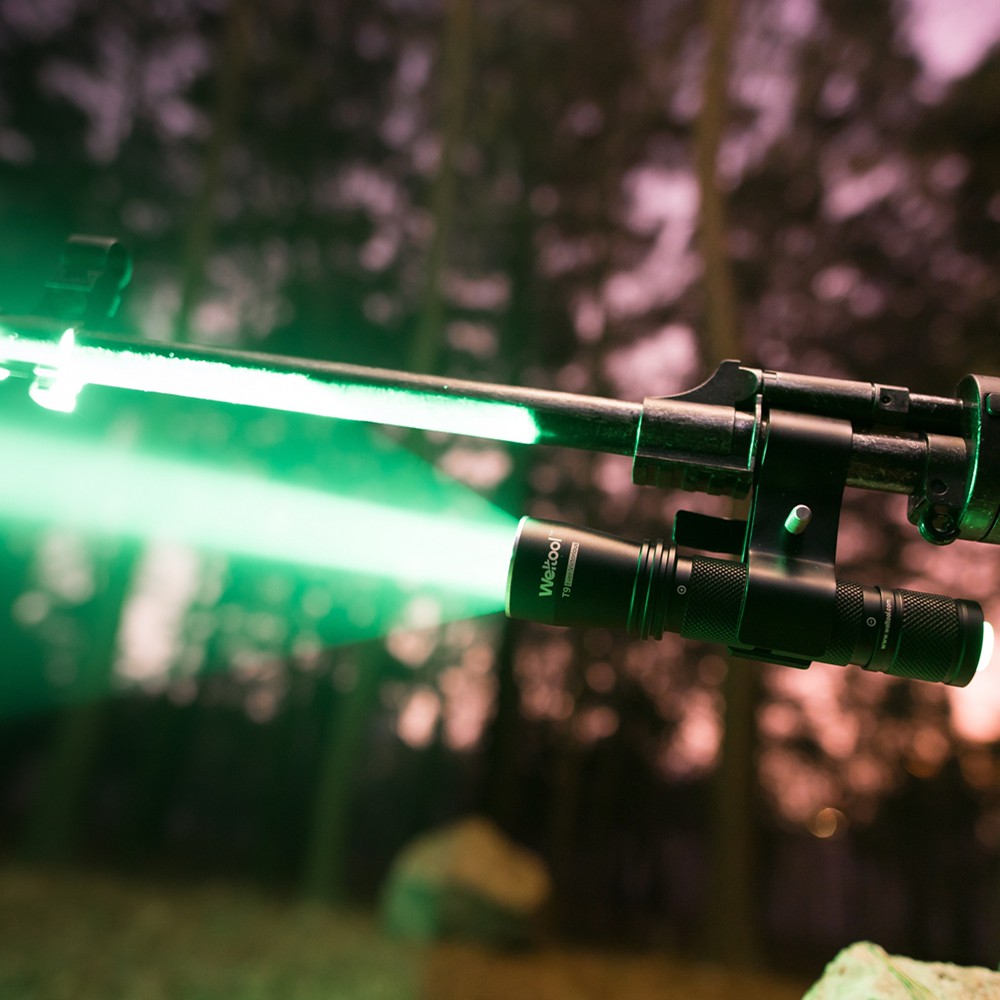 Đèn pin Weltool T9 "Ever-Victorious" Green LED Hunting Flashlight