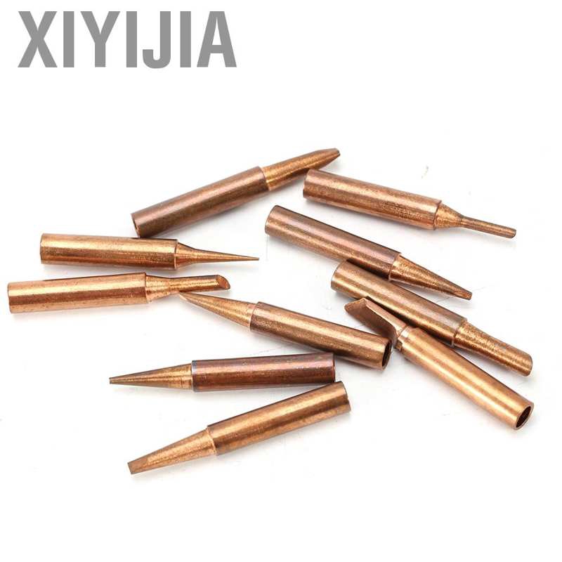 Set 10 Đầu Mũi Hàn 900m-t Bằng Đồng Chất Lượng Cao