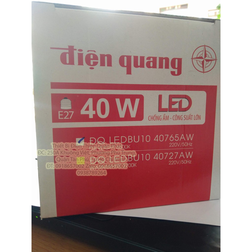 Bóng Đèn led bulb  Điện Quang Công suất 20W~50W chính hãng