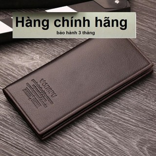 Bóp ví dài nam cao cấp da pu siêu bền bảo hành 6 tháng