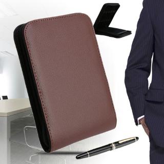 12 Pens Fountain Pen/Roller Pen Faux Leather Zipper Case Holder New