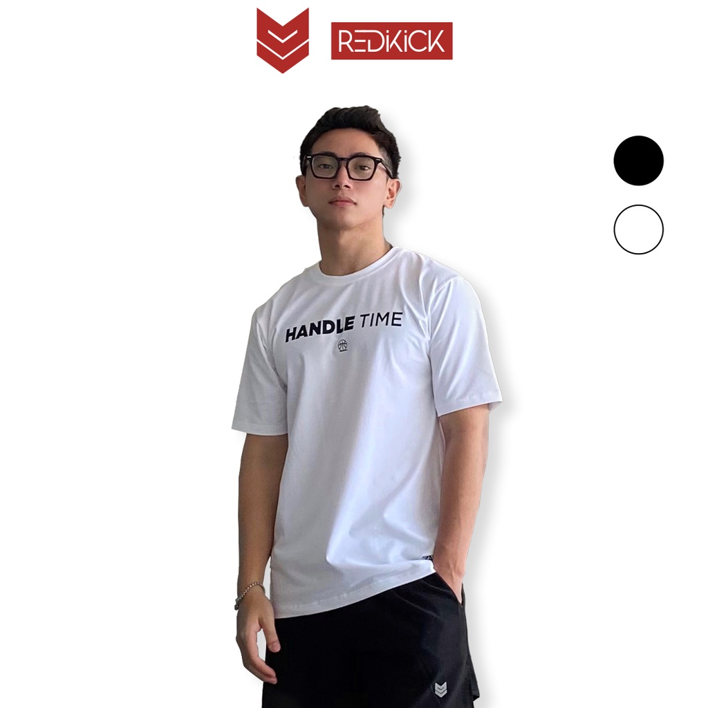 Áo thun thể thao Cotton 4 chiều Redikick Handle time thoáng mát thấm hút mồ hôi co dãn chơi Bóng Rổ Tennis Đá Bóng