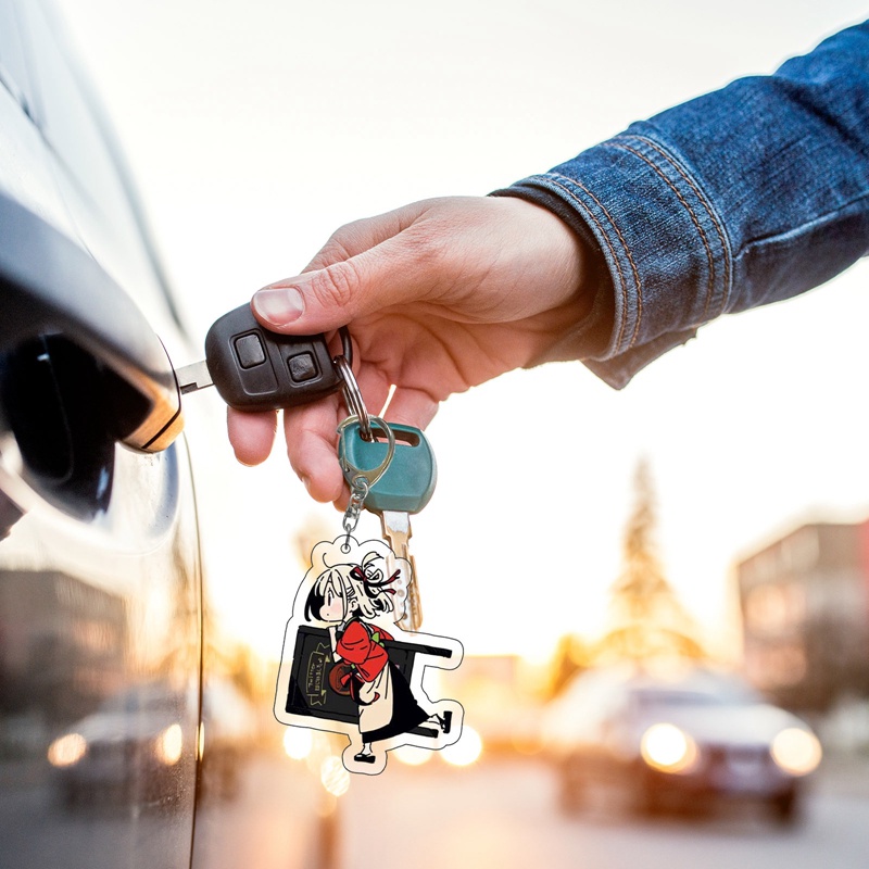 Móc Khóa Acrylic Hình Lycoris Recoil Dễ Thương