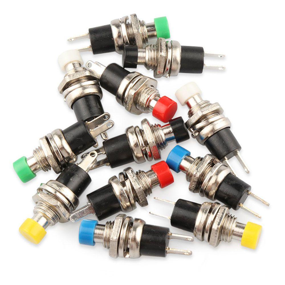LANSEL Set 20 Nút Công Tắc Tròn Không Cần Khóa 7MM PBS-110 Chuyên Dụng
