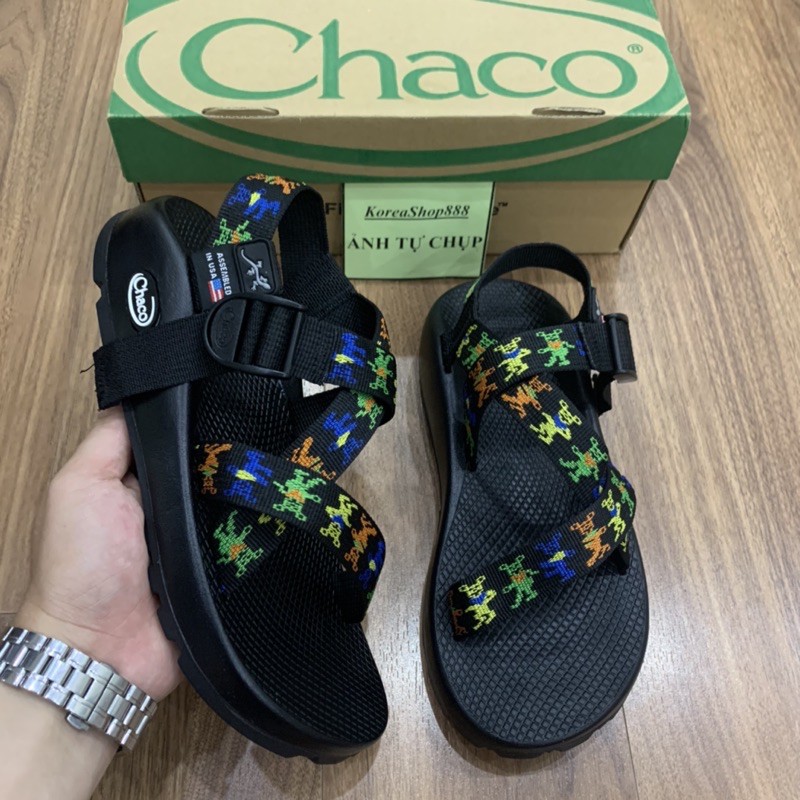 Dép Sandal Nam Chaco Thổ Cẩm Mã D189