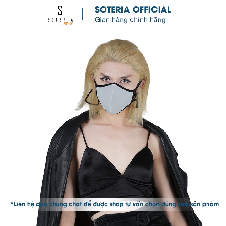 [Combo 2]Khẩu trang chống nắng Anti Flamingo- Anti Sea Salt Soteria- đạt chuẩn UPF 50+, chống khuẩn chống bụi 0.1- S,M,L