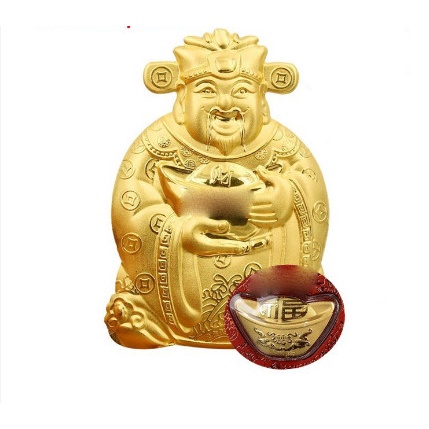 Lì Xì Thần Tài, Hình Hổ Vàng Mạ Vàng 24K - Bao Lì Xì May Mắn Rước Tài Lộc