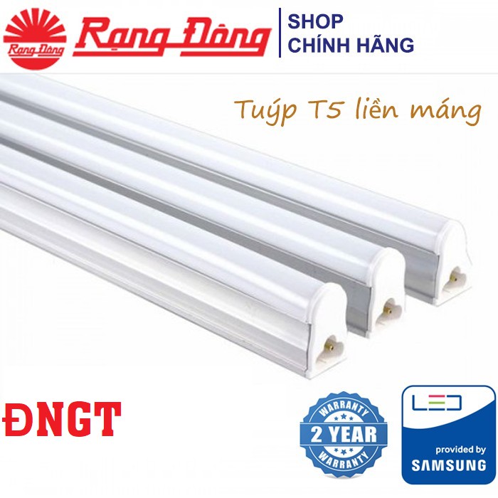 Bộ Đèn LED Tuýp T5 Liền Máng 16W Rạng Đông, Dài 1,2m- Bảo Hành 2 Năm - Model: BD LT03 N02 120/16W