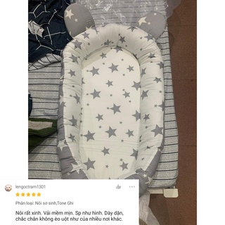 Nôi vải cho bé sơ sinh cao cấp RUNA KIDS cotton Hàn đẹp thoáng mát hoạ tiết dễ thương