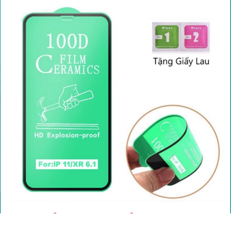 Kính cường lực iphone full màn 100D DẺO 6/6plus/6s/6s plus/6/7/7plus/8/8plus/x/xs/xr/xsmax/11/11pro/11promax-vincase
