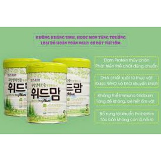 Sữa siêu sạch withmom hàn quốc 750g, date mới nhất 2021