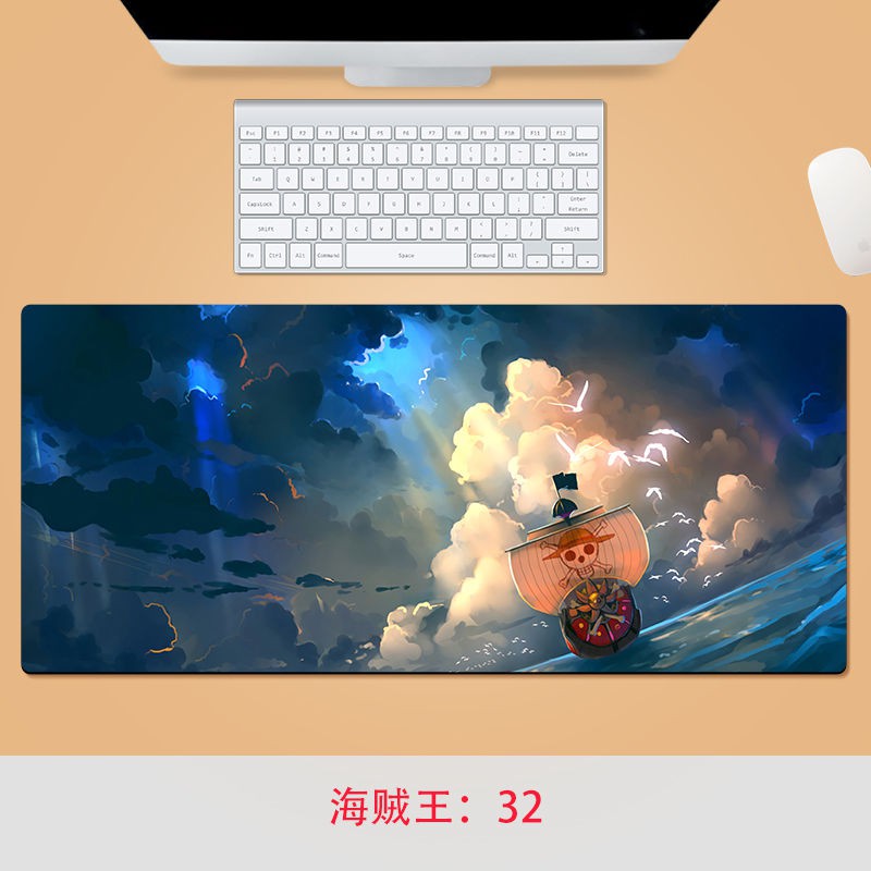 Tấm lót bàn phím size lớn sáng tạo hoạ tiết hoạt hình Anime One Piece theo yêu cầu cá nhân