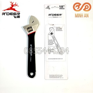 Mỏ lết 10" 250mm [HÀNG CHÍNH HÃNG] R'DEER HVIRITA