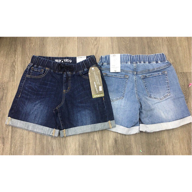 [Siêu xinh] Quần short jean baggy cạp chun