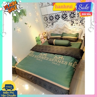 Ga trải giường 1M6X2M vải cotton poly mát rẻ nhất tp hcm-hanhrui G19