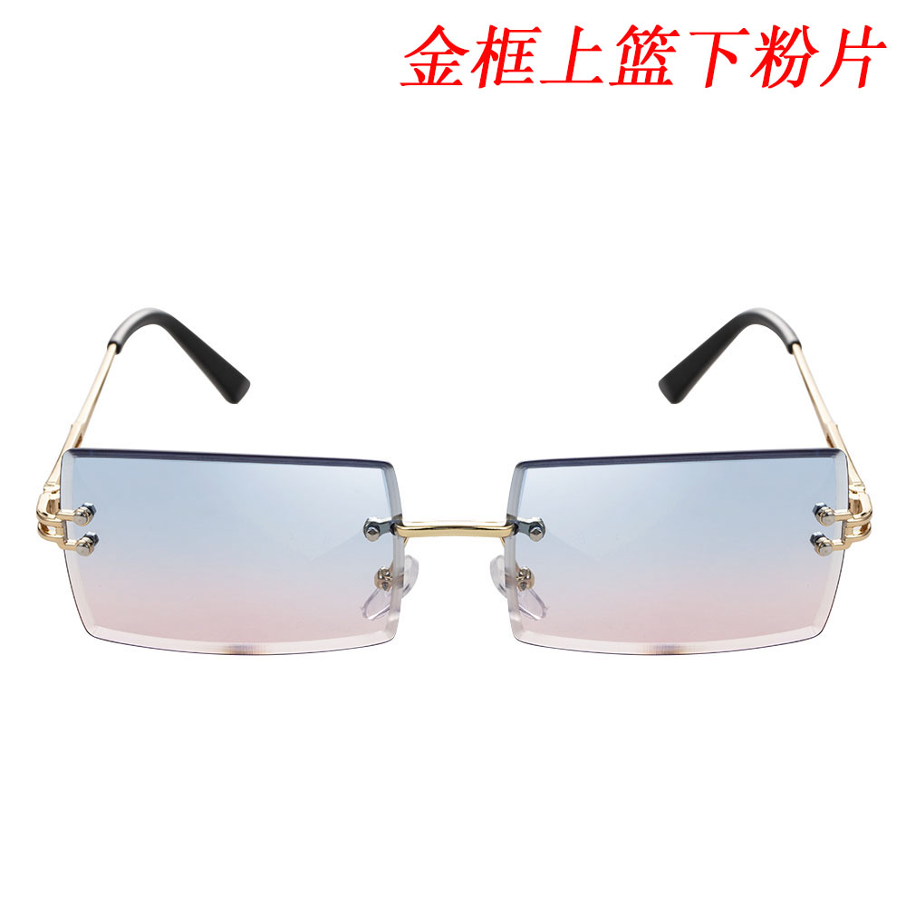 Kính Mát Hình Chữ Nhật Chống Tia Uv400 Thời Trang