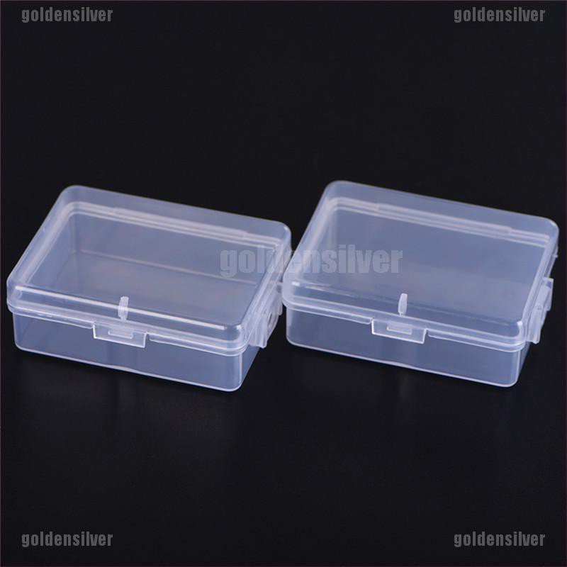 Set 2 Hộp Nhựa Trong Suốt Hình Vuông Đa Năng