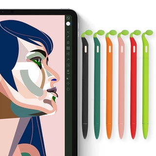 Apple Pencil 2 bean sprout silicone soft case for Pencil2 Case Compatible for iPad Tablet Touch Pen Stylus Protective Sleeve Cover coque