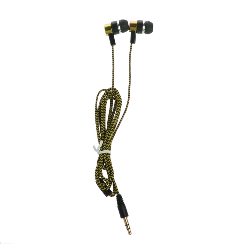 Tai Nghe Nhét Tai Jack 3.5mm Âm Thanh Stereo Sống Động Cho Điện Thoại MP3 / 4
