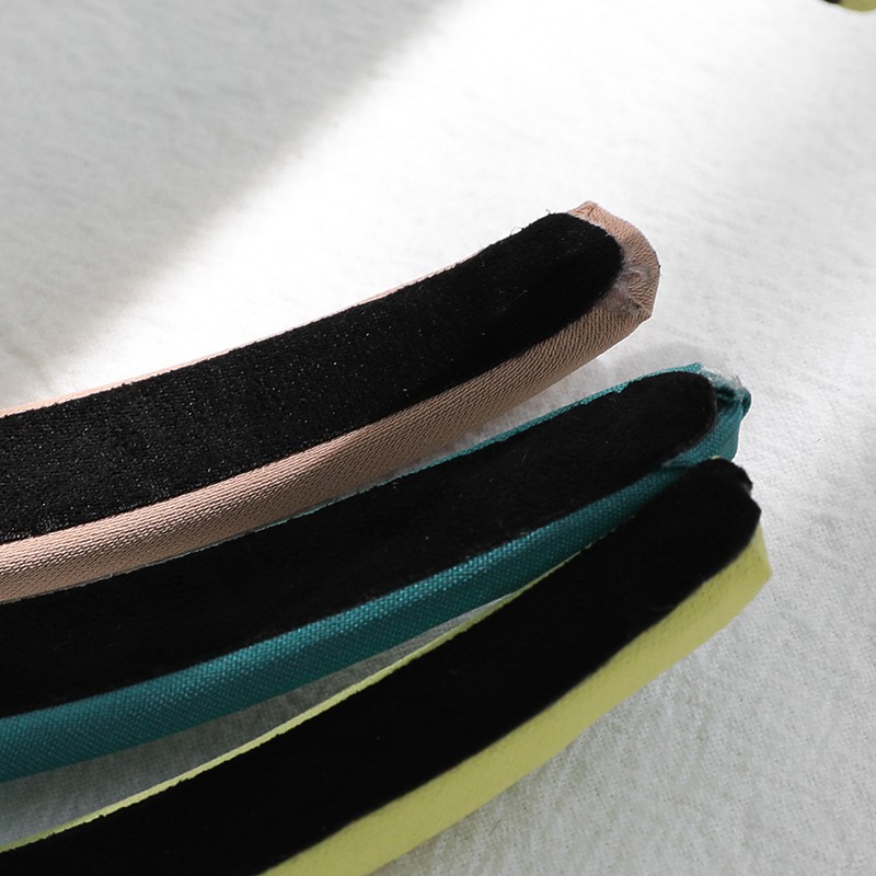 Băng Đô Vải Bản Rộng Màu Trơn Chống Trượt Phong Cách Hàn Quốc Cho Nữ