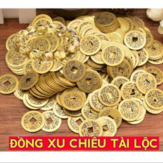 [Shop UY TÍN] Đồng Xu Chiêu Tài Tiến Bảo, đồng tiền may mắn.Tiền xu cổ Việt Nam