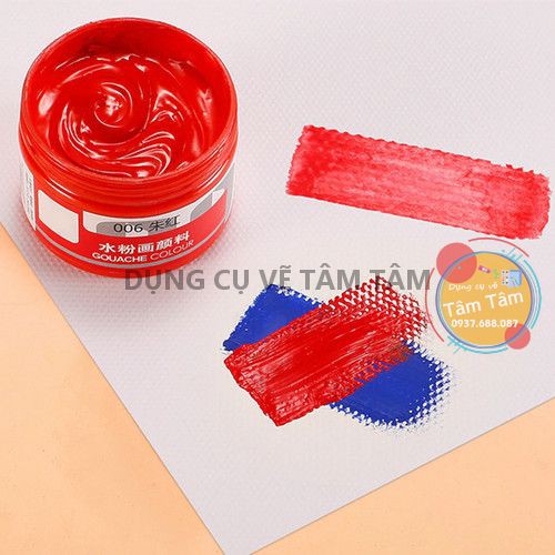 [ TÂM TÂM ] Màu Gouache CHINJOO, Màu Woat CHINJOO 100ml