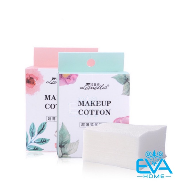 Hộp 50 miếng bông tẩy trang Lameila makeup cotton