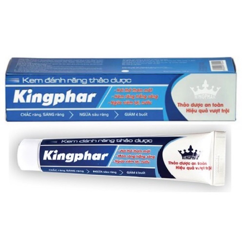 Kem đánh răng thảo dược kingphar-Tupe 100g