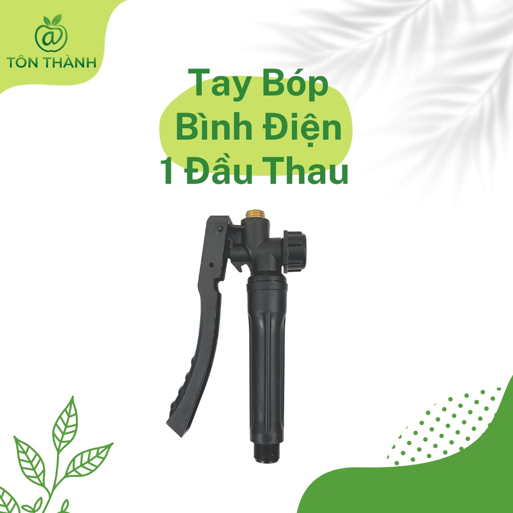 TAY BÓP ĐEN BÌNH XỊT ĐIỆN NHỰA 1 ĐẦU THAU VÀ LOẠI NÂNG CẤP TIM BẰNG THAU HÀNG ĐẸP BỀ