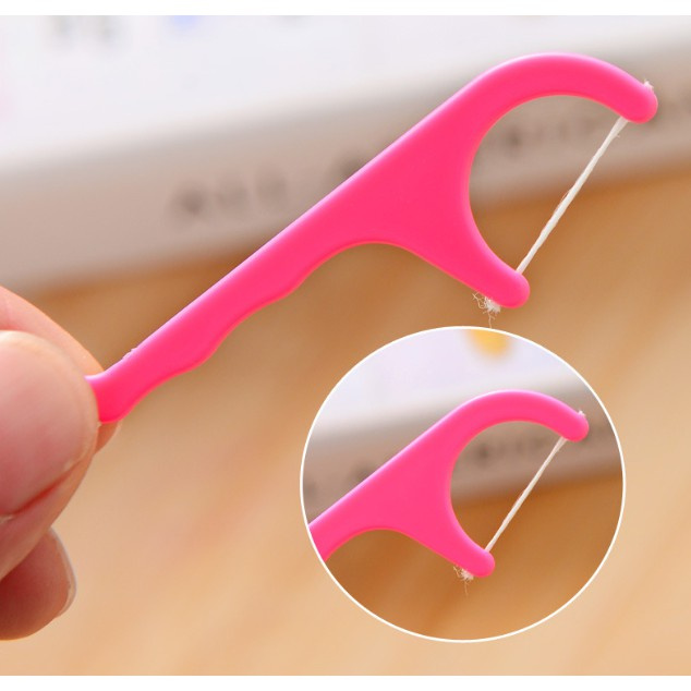 25 Cây Tăm Xỉa Răng Có Tay Cầm