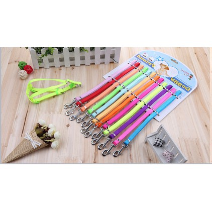 dây dắt chó - mèo kèm yếm