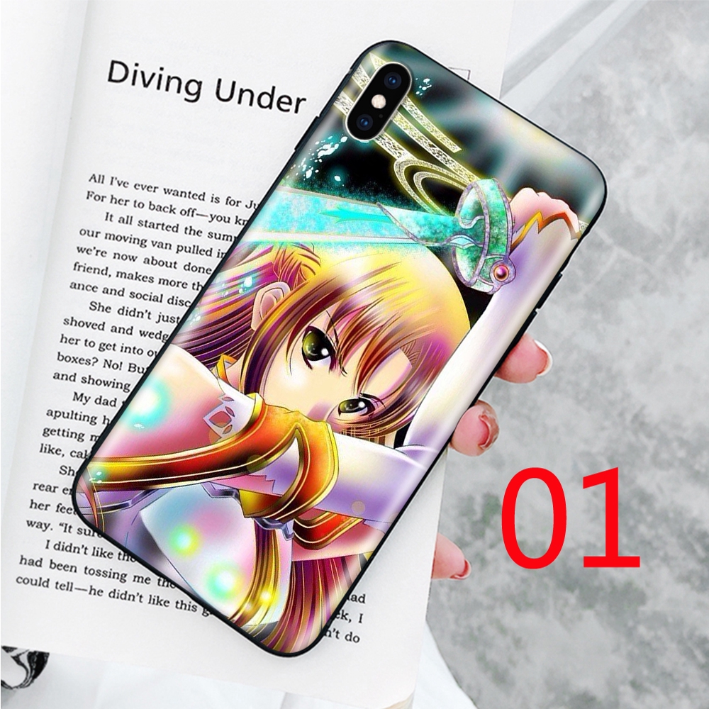 Ốp Điện Thoại Silicon Dẻo In Hình Anime Sword Art Online Asuna Cho Iphone 5 5s 6 6s Plus 7 8 Se X Xr Xs Max