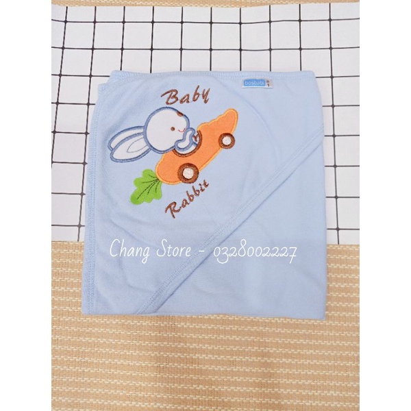 Khăn choàng ủ bé ngủ / khăn choàng đi đường cotton cao cấp Bosbaby