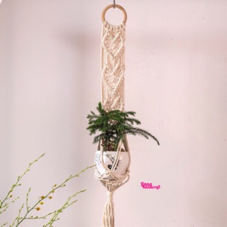 Dây treo chậu cây macrame