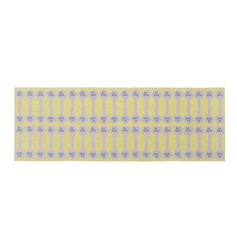 Set 100 Nhãn Dán Hình Tròn / Chữ Nhật Dùng Cho Phòng Thí Nghiệm