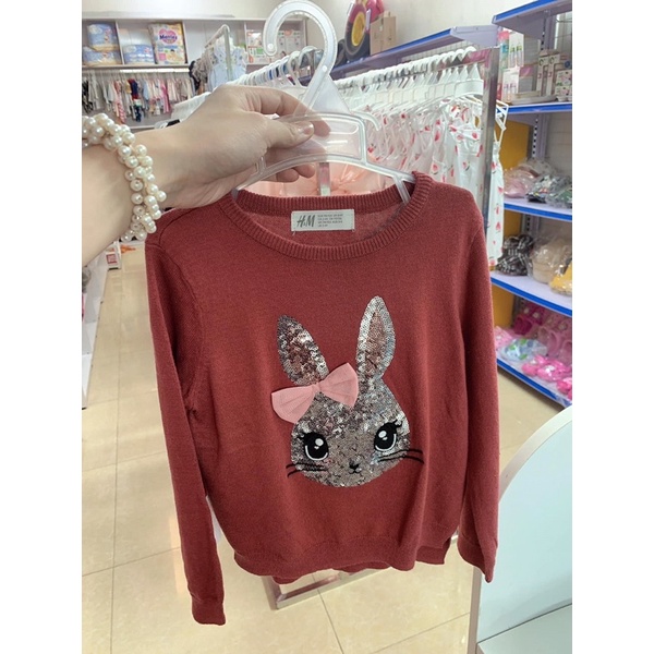 Áo len đính cườm dư xịn hm