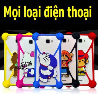 (nhiều mẫu) Ốp lưng silicon hình thú đa năng cho điện thoại- Ốp đa năng hình thú cho điện thoại