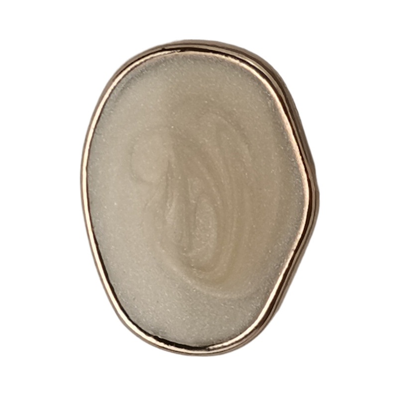 Bộ 5 Nút Áo Kim Loại Hình Oval