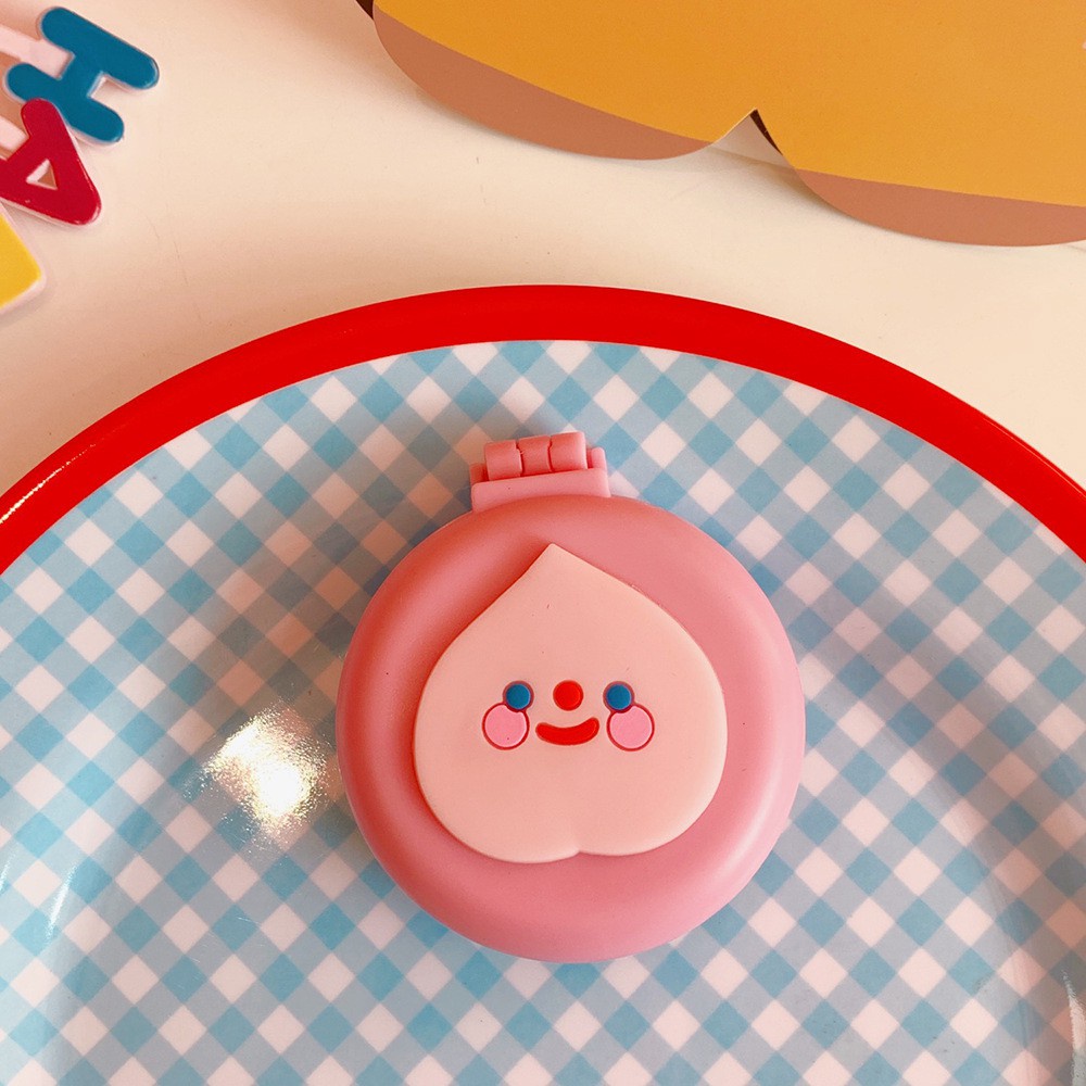 Gương [ RẺ NHẤT SHOPPEE ] Kèm Lược Gấp Gọn Mini Cầm Tay Hình Hoạt Hình Dễ Thương