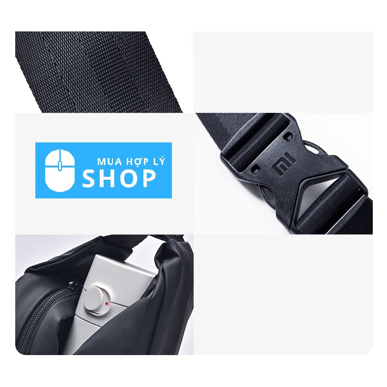 Túi Đeo Chéo Thể Thao Thời Trang Xiaomi Da Pu, Chống Nước, Phiên Bản Mới 2020 - Hàng Có Sẵn