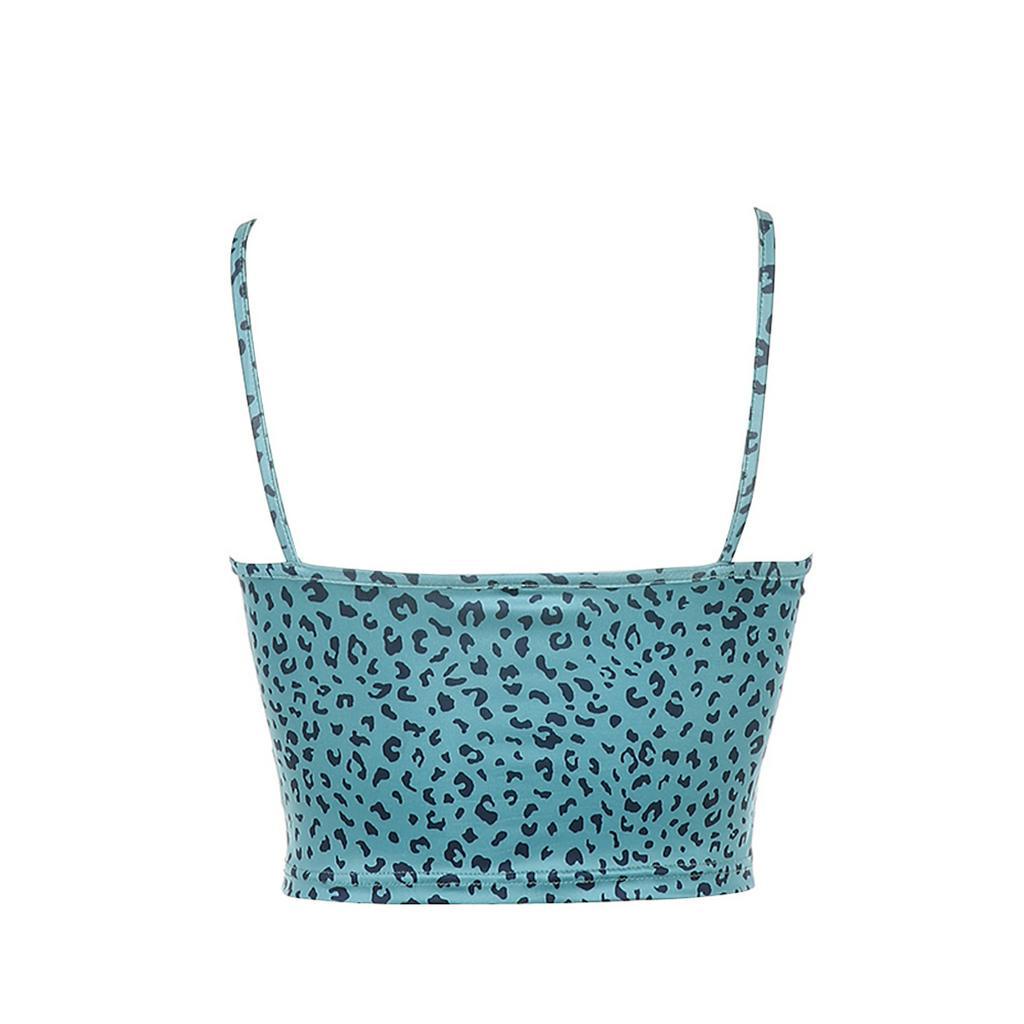 Áo Hai Dây Họa Tiết Da Báo Thời Trang Nữ Quyến Rũ