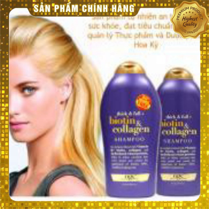 💖💖💖Cặp Dầu Gội BIOTIN Tím BỘ DẦU GỘI 577ML + Xả 577ML BIOTIN💖💖💖