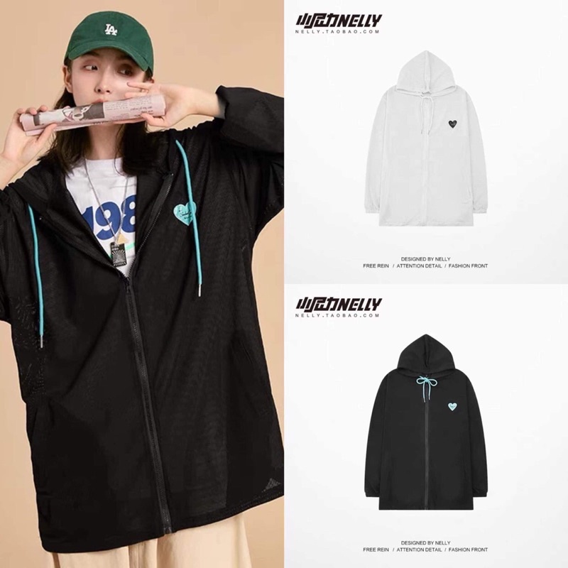 Áo pull, hoodie nhẹ Nelly nhiều hoạ tiết và màu phong cách unisex Aimee closet | BigBuy360 - bigbuy360.vn